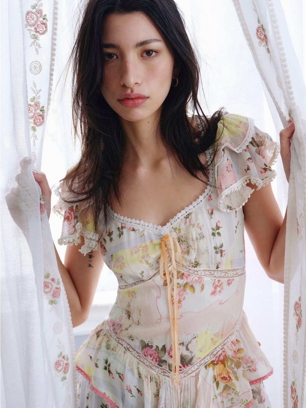LAST CHANCE- Free People Love You Bunches Midi Dress - Picture 4 of 6